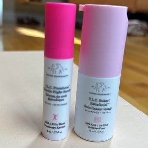 Brand new unopened Drunk Elephant TLC Sukari Babyfacial and Framboos Glycolic